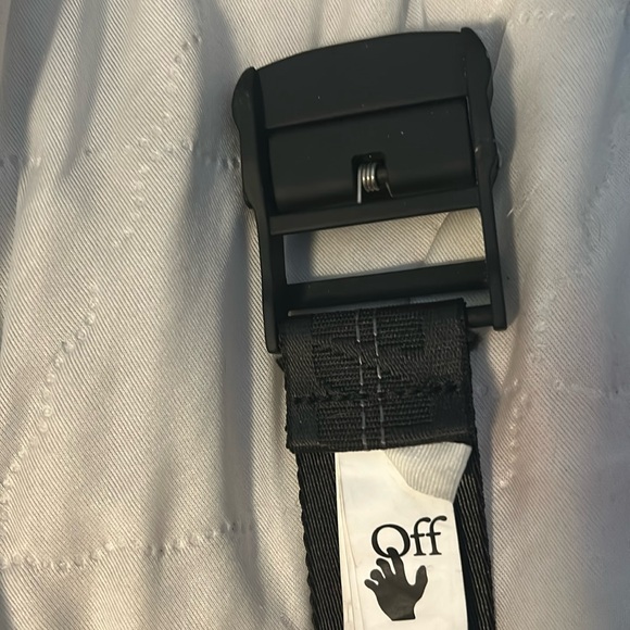 Black Off-White Industrial Belt - Picture 1 of 3